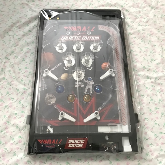 NEW Tech Toyz Electronic Tabletop Pinball Arcade Machine Galactic Edition Space - Picture 4 of 16